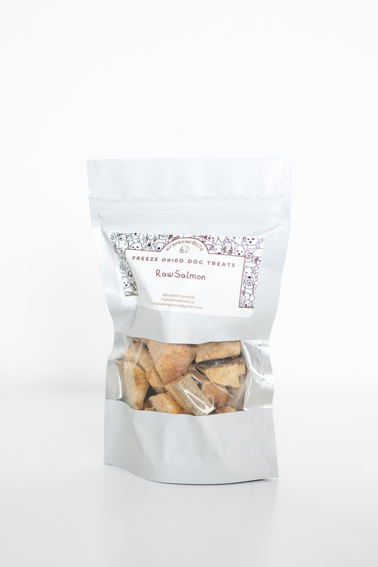 Raw Salmon Bites With Skin